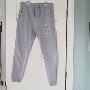 Lqcrosse grey sweatpants Goalie Evolution Academy The Loyalist, soft inside NWOT